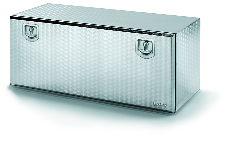 Bawer L1000 x H500 x D500mm Stainless Steel toolbox - Flowered Finish with S/S Lock
